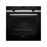 Siemens inbyggnadsugn HB579GBR3 iQ500, elegant svart med snabb uppvärmning & var