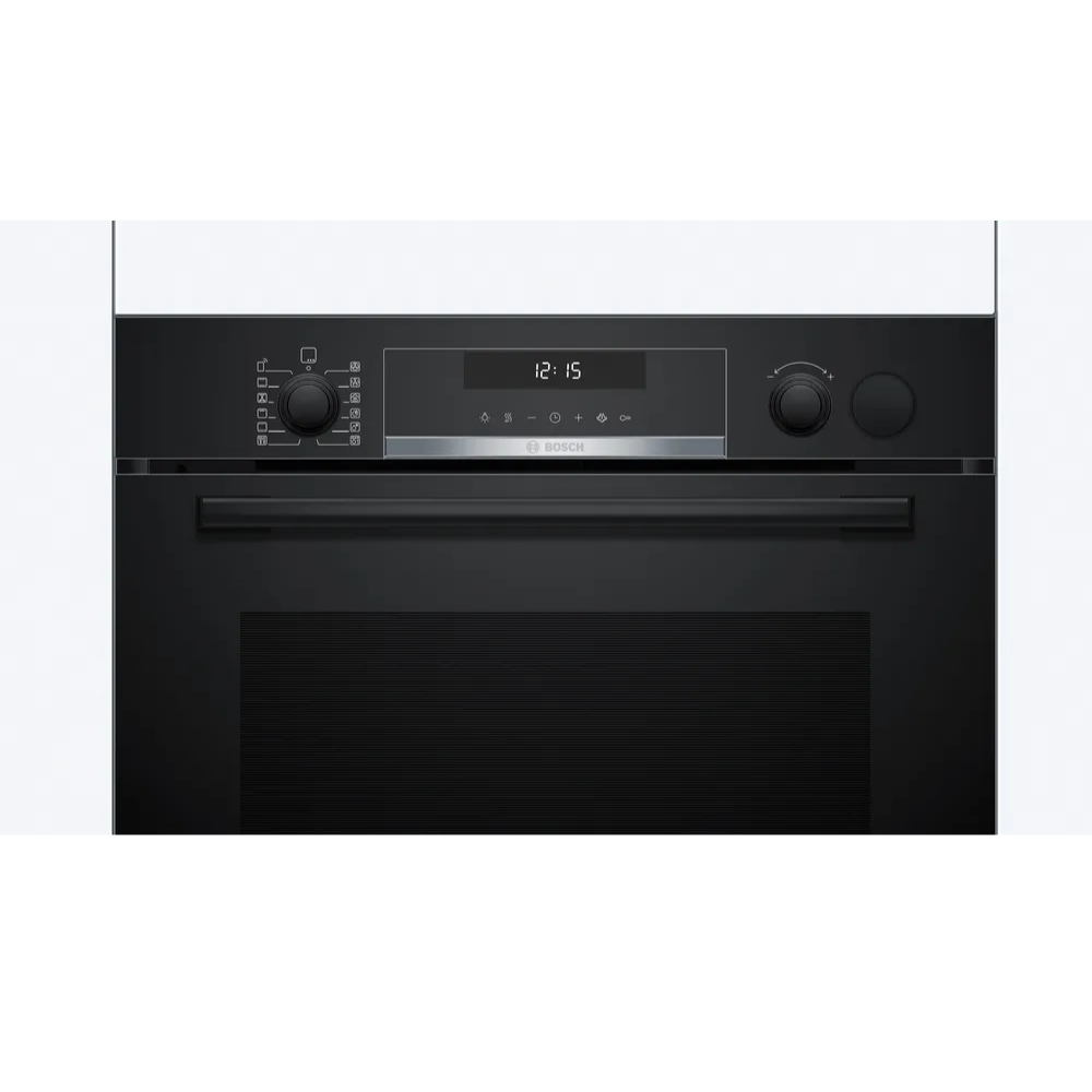 Bosch Inbyggnadsugn HRG578BB7, Serie 6, ångfunktion och pyrolytisk rengöring