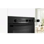 Bosch Inbyggnadsugn HRG578BB7, Serie 6, ångfunktion och pyrolytisk rengöring