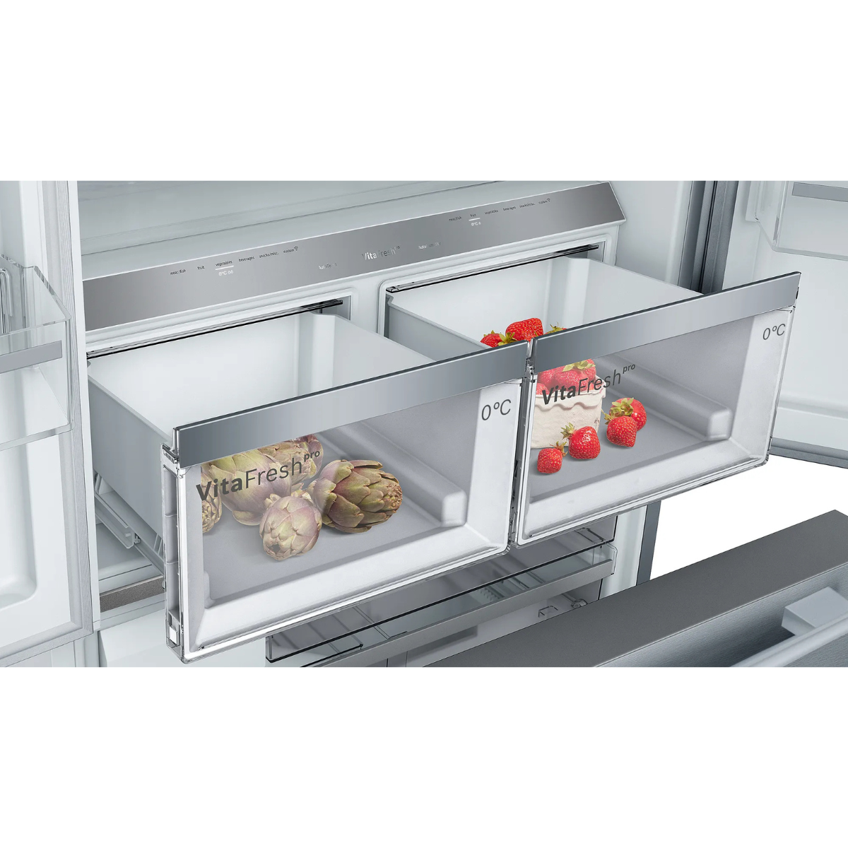 Bosch Serie 8 KFF96PIEP 183 cm French Door Kyl/Frys, NoFrost, VitaFresh Pro