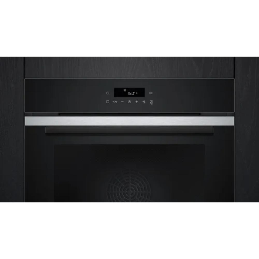Siemens inbyggnadsugn HB271ABS3 iQ300, varmluft, energieffektiv & elegant rostfr