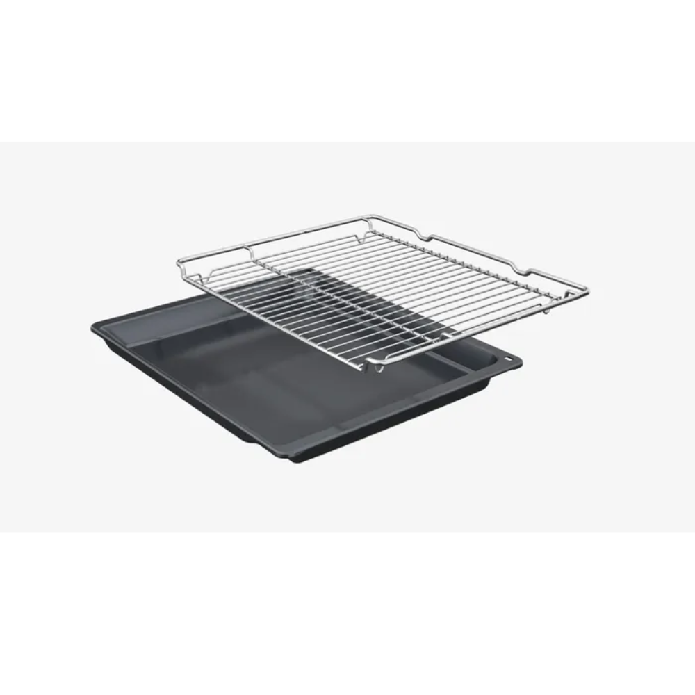 Siemens inbyggnadsugn HB271ABS3 iQ300, varmluft, energieffektiv & elegant rostfr