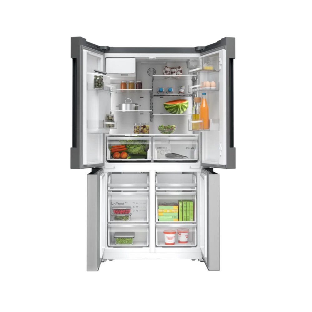 Bosch kyl-frys KFD96APEA Serie 6, fransk dörrdesign med ismaskin & VitaFresh, ro