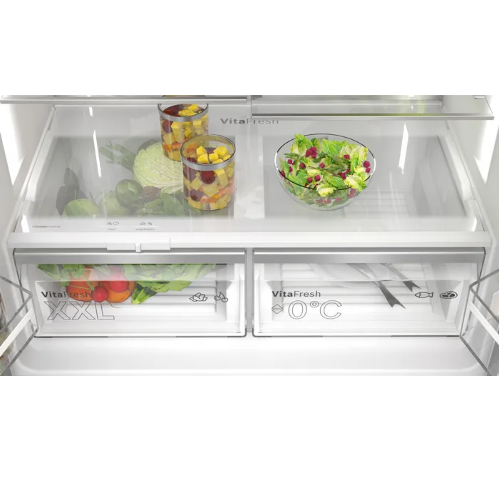 Bosch kyl-frys KFD96APEA Serie 6, fransk dörrdesign med ismaskin & VitaFresh