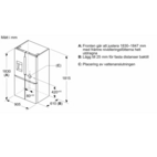 Bosch kyl-frys KFD96APEA Serie 6, fransk dörrdesign med ismaskin & VitaFresh, ro