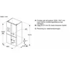 Bosch kyl-frys KFD96APEA Serie 6, fransk dörrdesign med ismaskin & VitaFresh