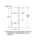 Bosch kyl-frys KFD96APEA Serie 6, fransk dörrdesign med ismaskin & VitaFresh, ro