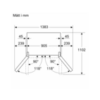 Bosch kyl-frys KFD96APEA Serie 6, fransk dörrdesign med ismaskin & VitaFresh, ro