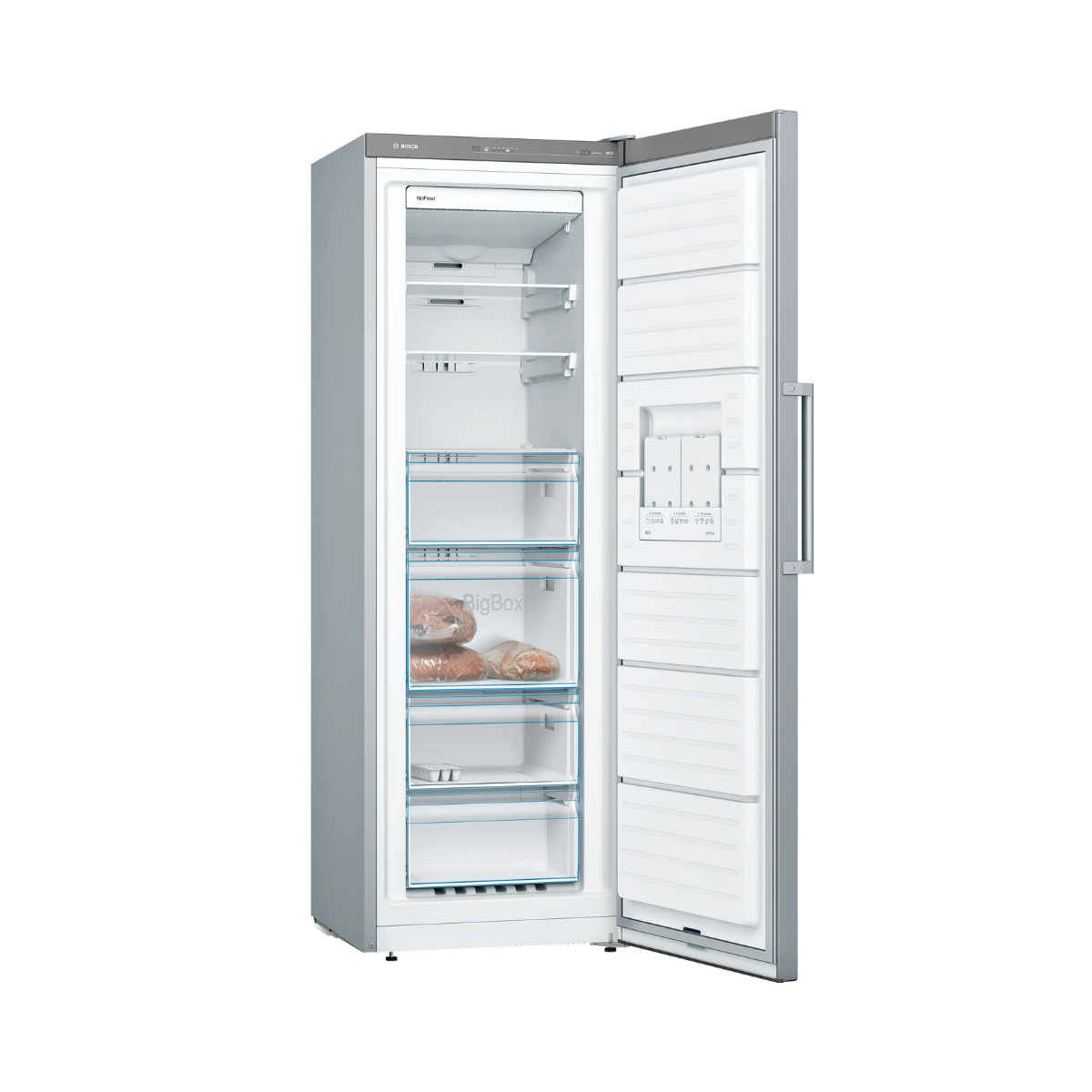 Bosch Serie 4 GSN33VLEP 176 cm Fristående Frysskåp, NoFrost, SuperFreezing