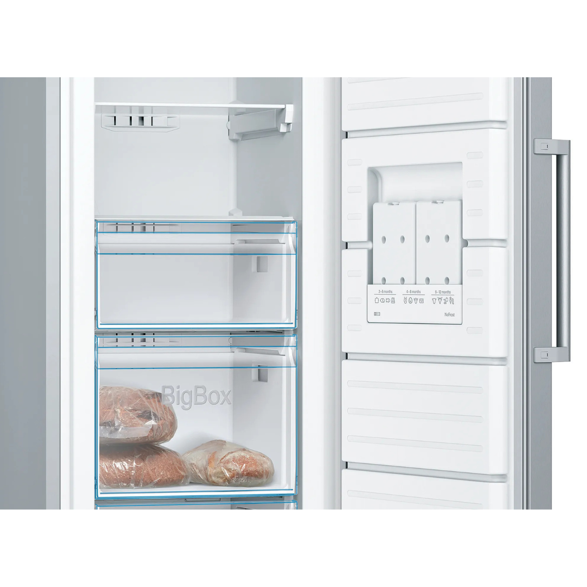 Bosch Serie 4 GSN33VLEP 176 cm Fristående Frysskåp, NoFrost, SuperFreezing