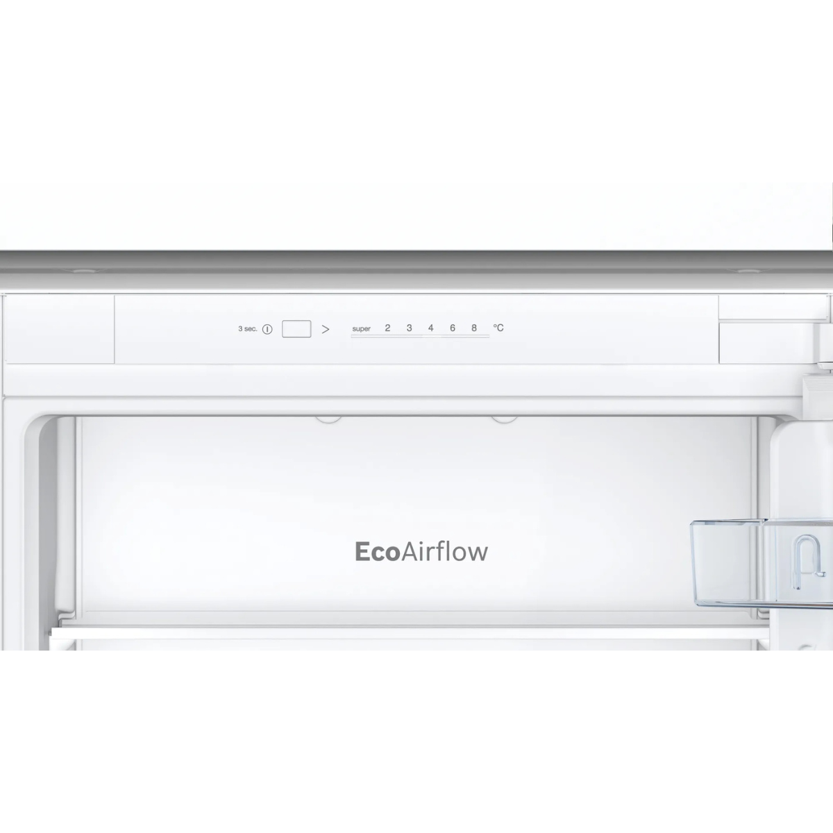 Bosch Serie 2 KIV86NSE0 177,2 cm Integrerad Kyl/Frys, LowFrost, EcoAirflow
