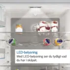 Bosch kyl-frys KFI96APEA Serie 6, fransk dörrdesign med VitaFresh