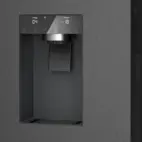 Bosch French Door kyl/frys KFI96AXEA med NoFrost och vattentank, svart rostfri