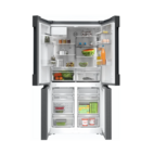 Bosch French Door kyl/frys KFI96AXEA med NoFrost och vattentank, svart rostfri