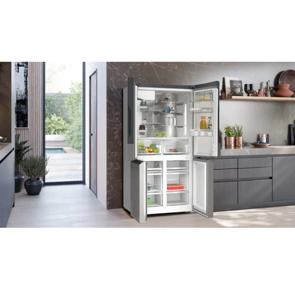 Siemens French Door kyl/frys KF96IAPEA med noFrost och hyperFresh i rostfritt