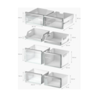 Siemens kyl-frys KF96DAXEA iQ500, French Door kyl/frys med noFrost och hyperFres