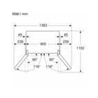 Siemens kyl-frys KF96DAXEA iQ500, French Door kyl/frys med noFrost och hyperFres
