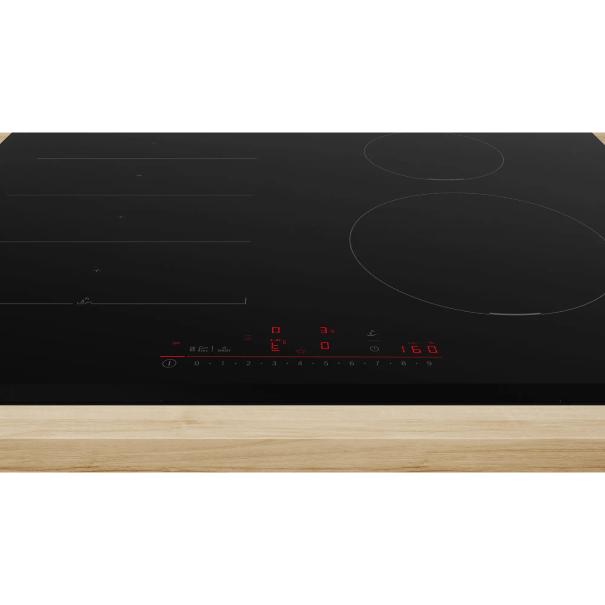 Bosch induktionshäll PIX631HC1E Serie 6, 60 cm med PerfectFry Plus & flexibla ko