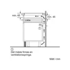 Bosch induktionshäll PIX631HC1E Serie 6, 60 cm med PerfectFry Plus & flexibla ko