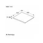 Bosch induktionshäll PIX631HC1E Serie 6, 60 cm med PerfectFry Plus & flexibla ko