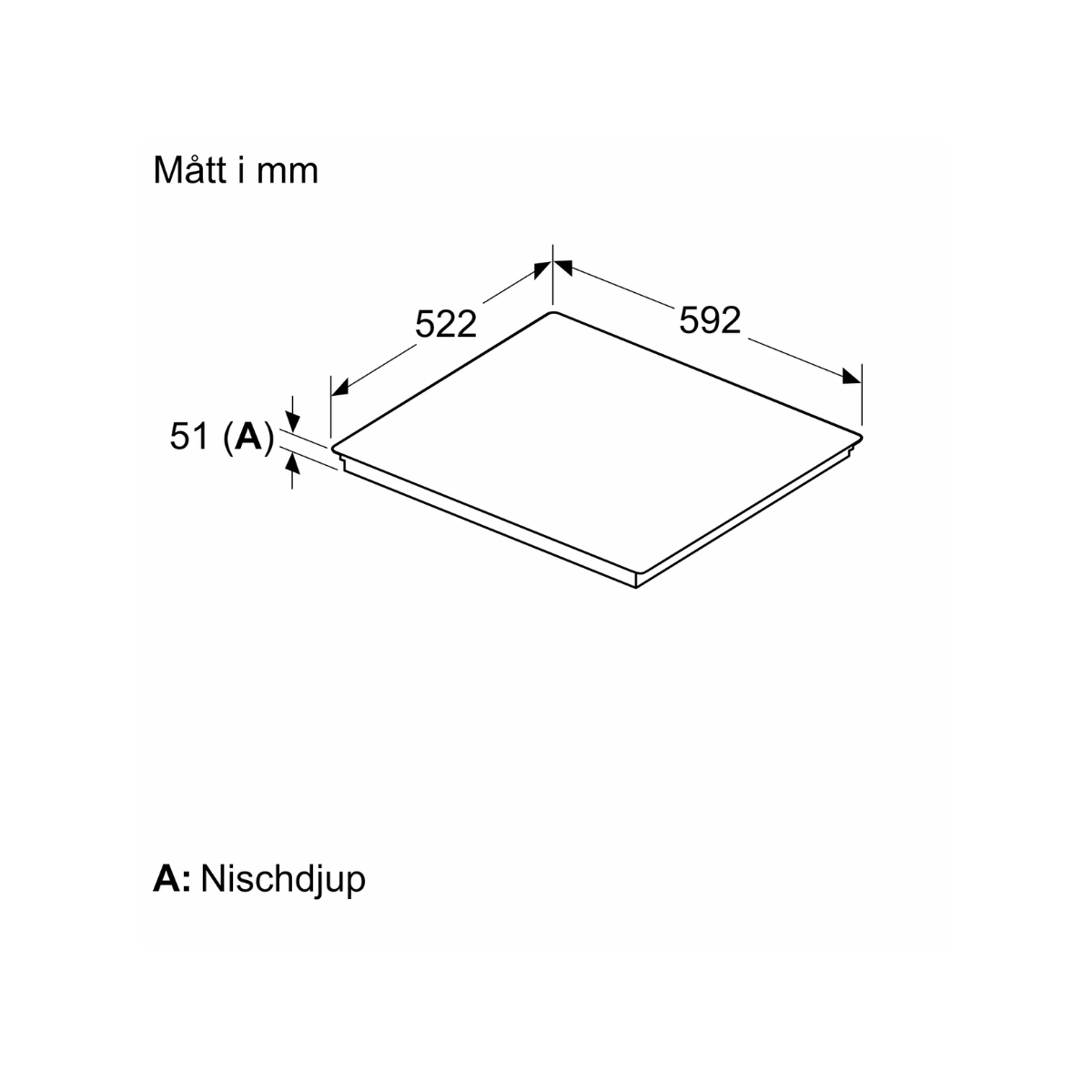 Siemens induktionshäll EH631HEB1E 60 cm iQ100, modern design & snabb uppvärmning