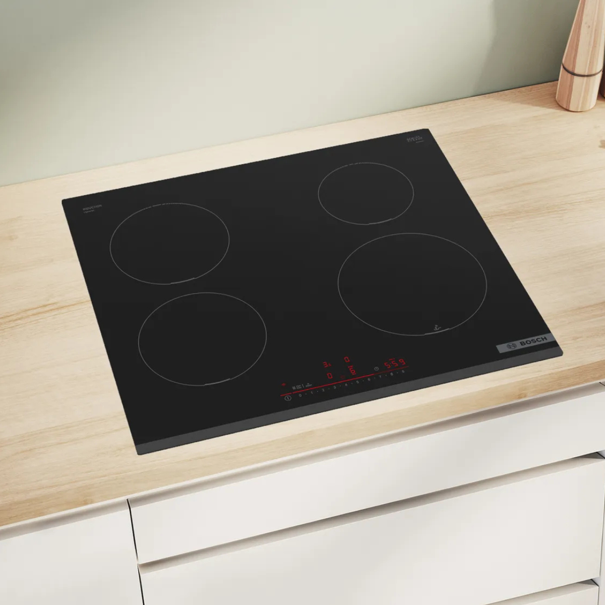 Bosch Serie 6 PIE631HB1E 60 cm Induktionshäll, DirectSelect, PowerBoost, Home