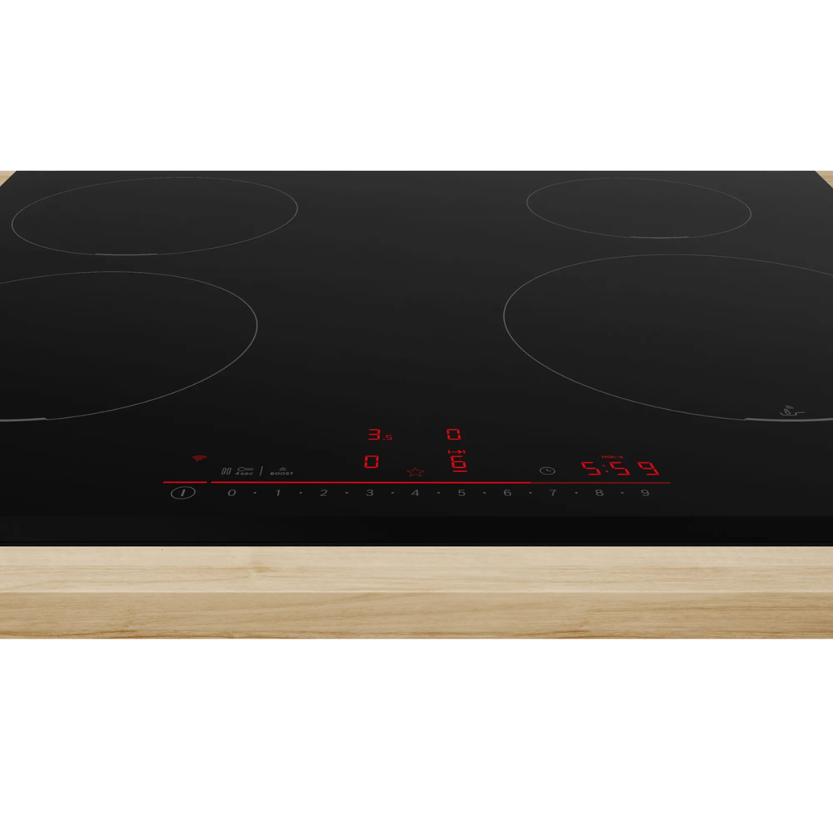 Bosch Serie 6 PIE631HB1E 60 cm Induktionshäll, DirectSelect, PowerBoost, Home