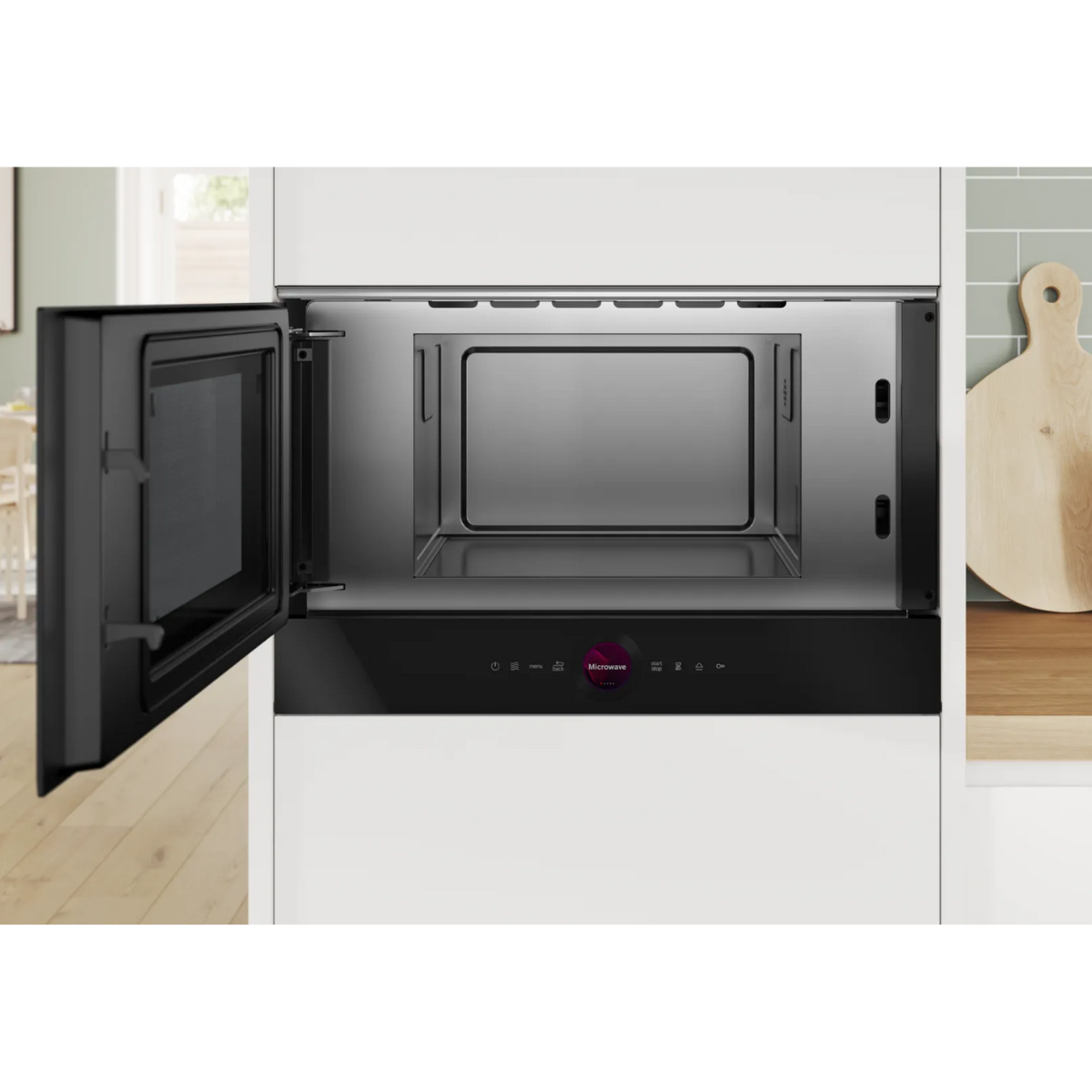 Bosch Serie 8 BFL7221B1 60 cm Inbyggnadsmikrovågsugn, 900 W, AutoPilot 7