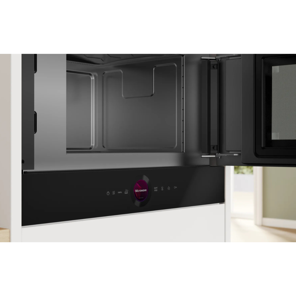 Bosch Serie 8 BFR7221B1 60 cm Inbyggnadsmikrovågsugn, 900 W, AutoPilot 7