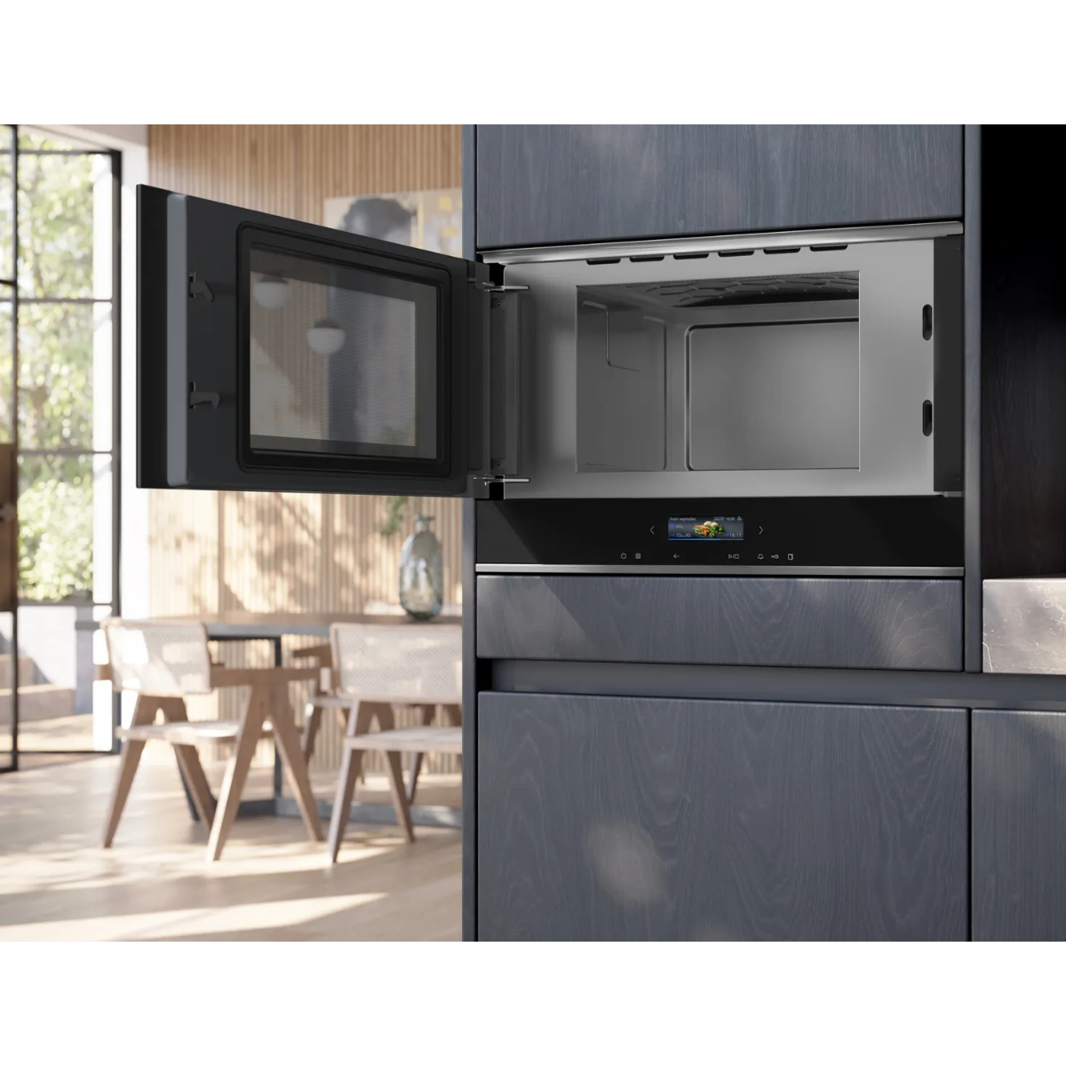 Siemens iQ700 BF722L1B1 60 cm Inbyggnadsmikrovågsugn, 900 W, AutoPilot 7