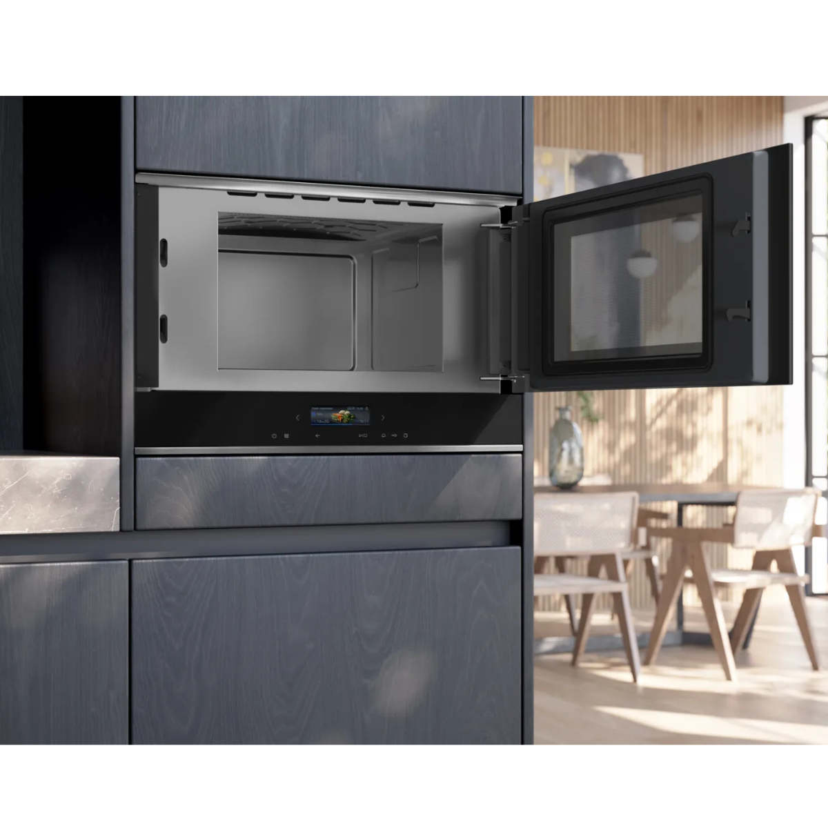 Siemens iQ700 BF722R1B1 60 cm Inbyggnadsmikrovågsugn, 900 W, AutoPilot 7