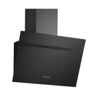 Siemens köksfläkt LC65KDK60 60 cm iQ300, väggmonterad med lutande glasdesign & L