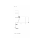 Siemens köksfläkt LC65KDK60 60 cm iQ300, väggmonterad med lutande glasdesign & L
