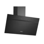 Siemens köksfläkt LC85KDK60 80 cm iQ300, väggmonterad med lutande glasdesign
