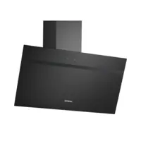 Siemens köksfläkt LC85KDK60 80 cm iQ300, väggmonterad med lutande glasdesign