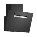 Bosch köksfläkt DWK67FN60 60 cm Serie 4, väggmonterad med lutande svart glaspane