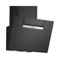 Bosch köksfläkt DWK67FN60 60 cm Serie 4, väggmonterad med lutande svart glaspane