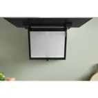 Bosch köksfläkt DWK67FN60 60 cm Serie 4, väggmonterad med lutande svart glaspane