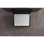 Siemens köksfläkt LC67KFN60 60 cm iQ300, väggmonterad med lutande svart glaspane