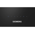 Siemens köksfläkt LC87KFN60 80 cm iQ300, väggmonterad med lutande svart glaspane