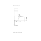 Siemens köksfläkt LC87KFN60 80 cm iQ300, väggmonterad med lutande svart glaspane