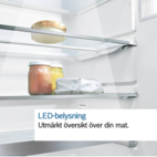 Bosch integrerad kyl-frys KIN86NSE0 Serie 4, 177 cm, NoFrost & VitaFresh
