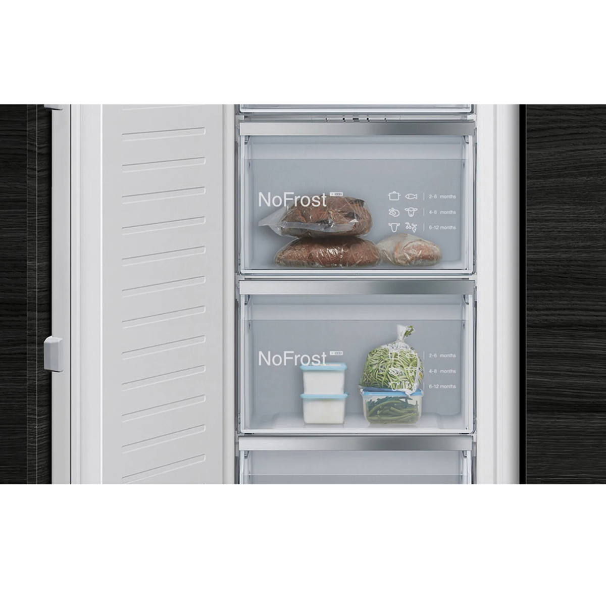 Siemens integrerat frysskåp GI81NVEE0 iQ300, 177 cm, NoFrost & BigBox