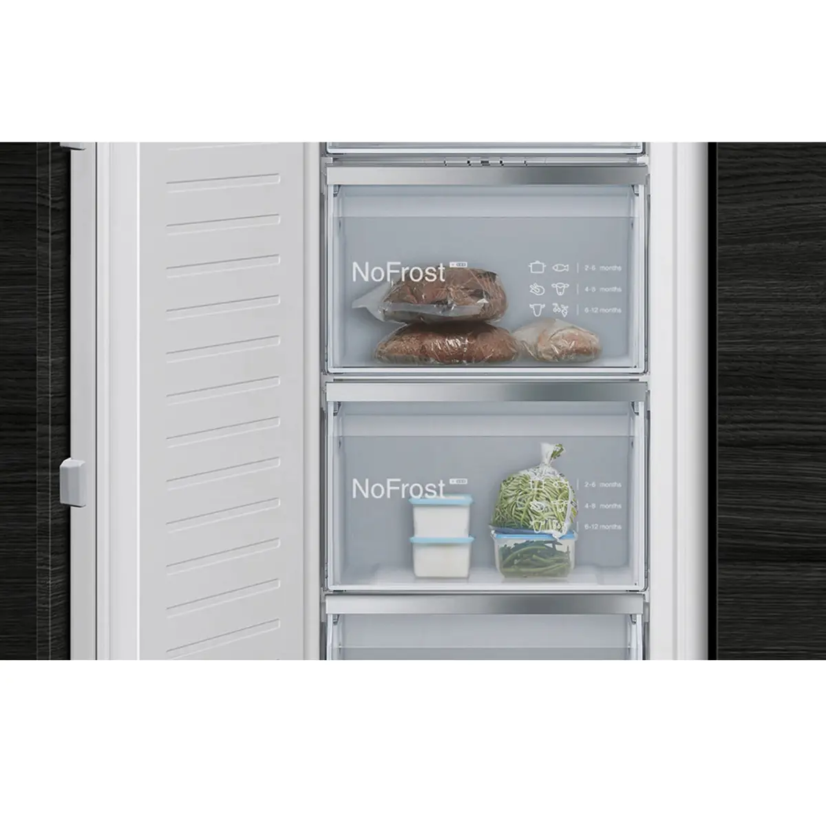 Siemens integrerat frysskåp GI81NVEE0 iQ300, 177 cm, NoFrost & BigBox