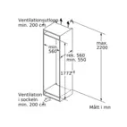 Siemens integrerat frysskåp GI81NVEE0 iQ300, 177 cm, NoFrost & BigBox
