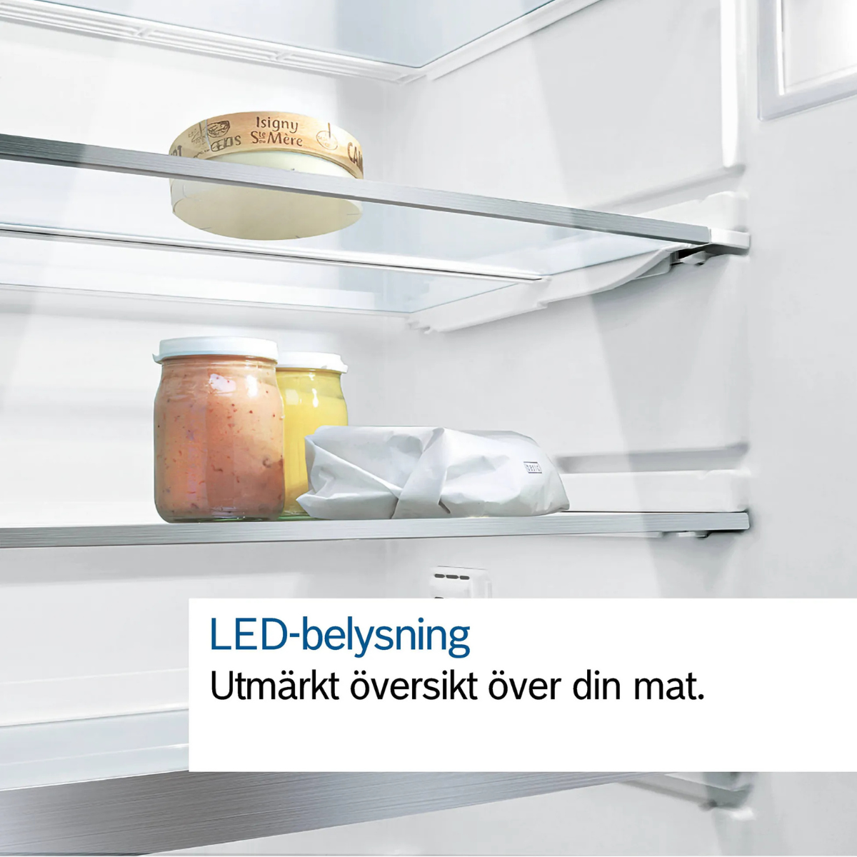 Bosch integrerat kylskåp KIR81VFE0 Serie 4, 177 cm, VitaFresh & SoftClose