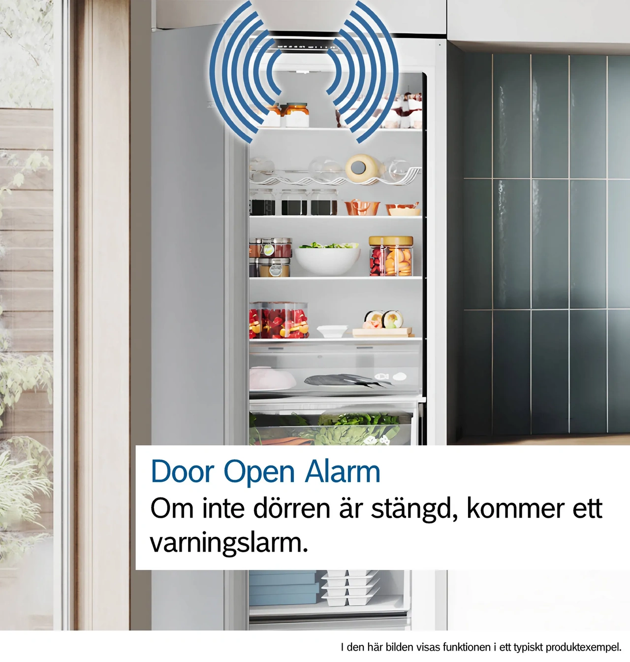Bosch integrerat frysskåp GIN81VEE0 Serie 4, 177 cm, NoFrost & BigBox