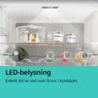 Siemens kyl-frys KF96DPXEA iQ700, elegant rostfri modell med superCooling