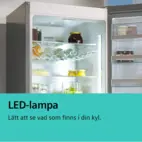 Siemens kyl-frys KG39NXXCF iQ300, 203 cm, hyperFresh & låg ljudnivå (35 dB), sva