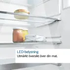 Bosch kyl-frys KGN367ICT Serie 4, 186 cm, rostfri design med VitaFresh & NoFrost